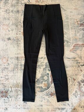 Athleta Black High-Waist Side-Pocket Leggings